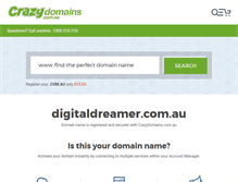 Tablet Screenshot of digitaldreamer.com.au
